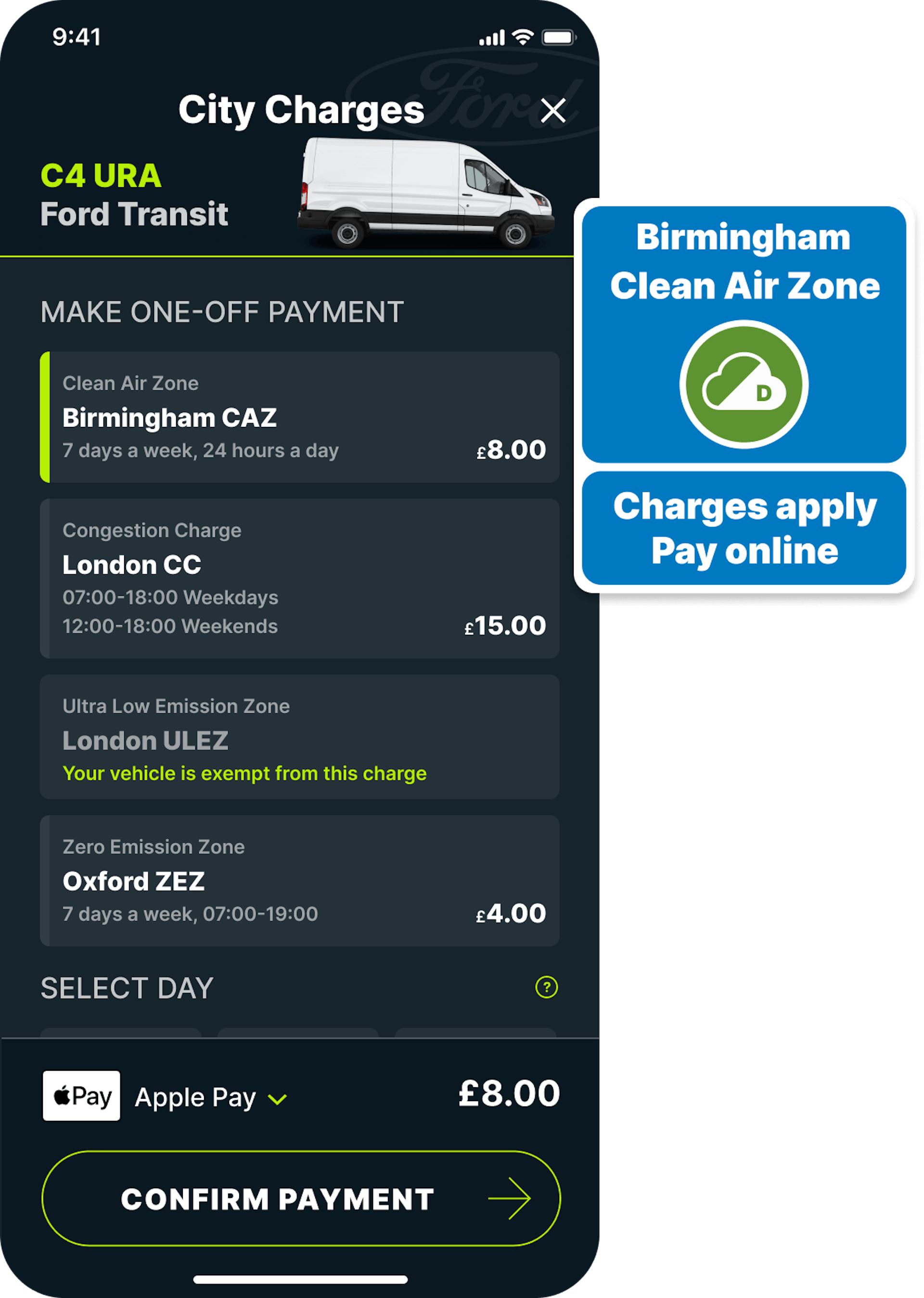 How To Pay Green Zone Birmingham