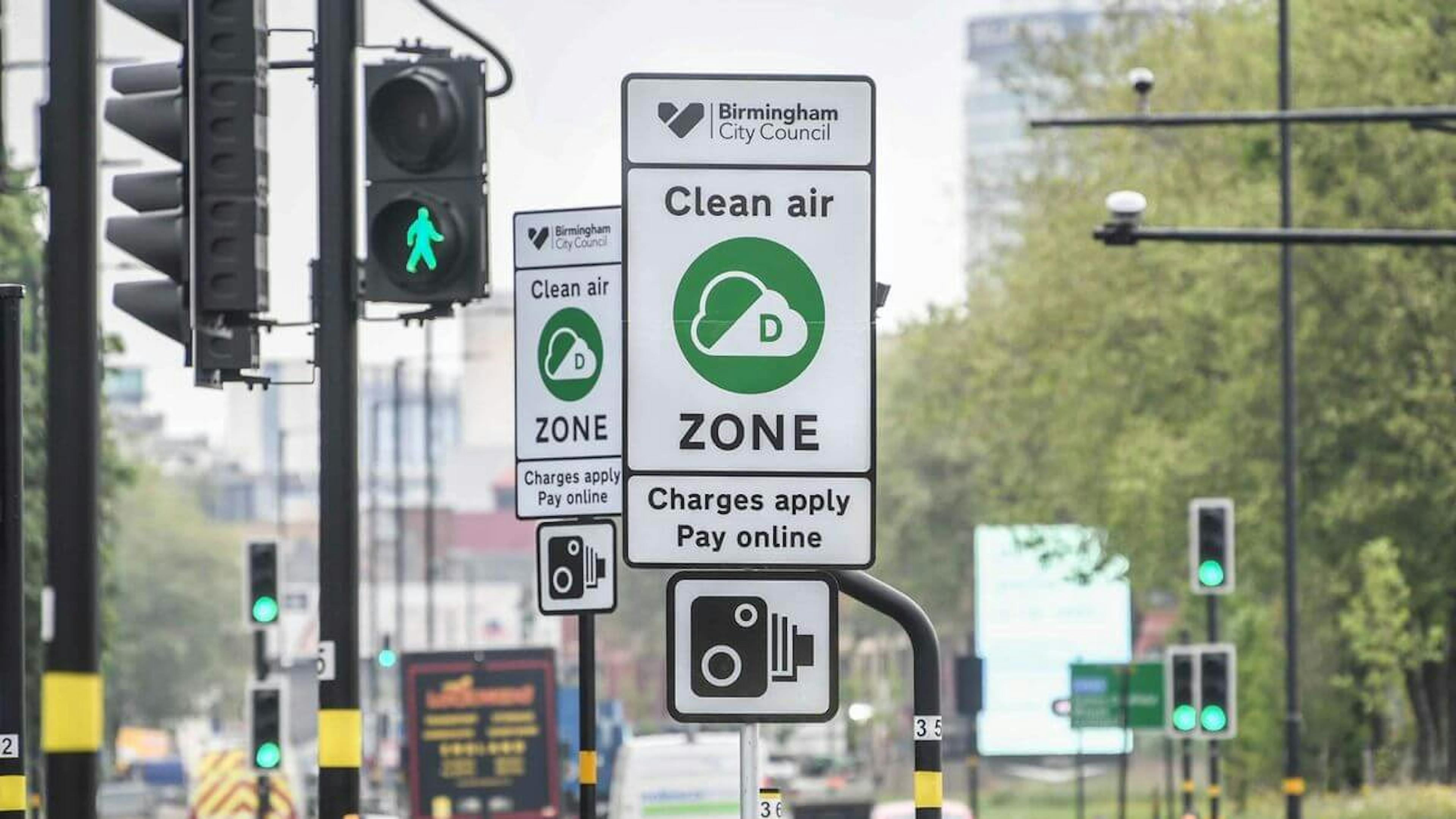 Birmingham Clean Air Zone signs