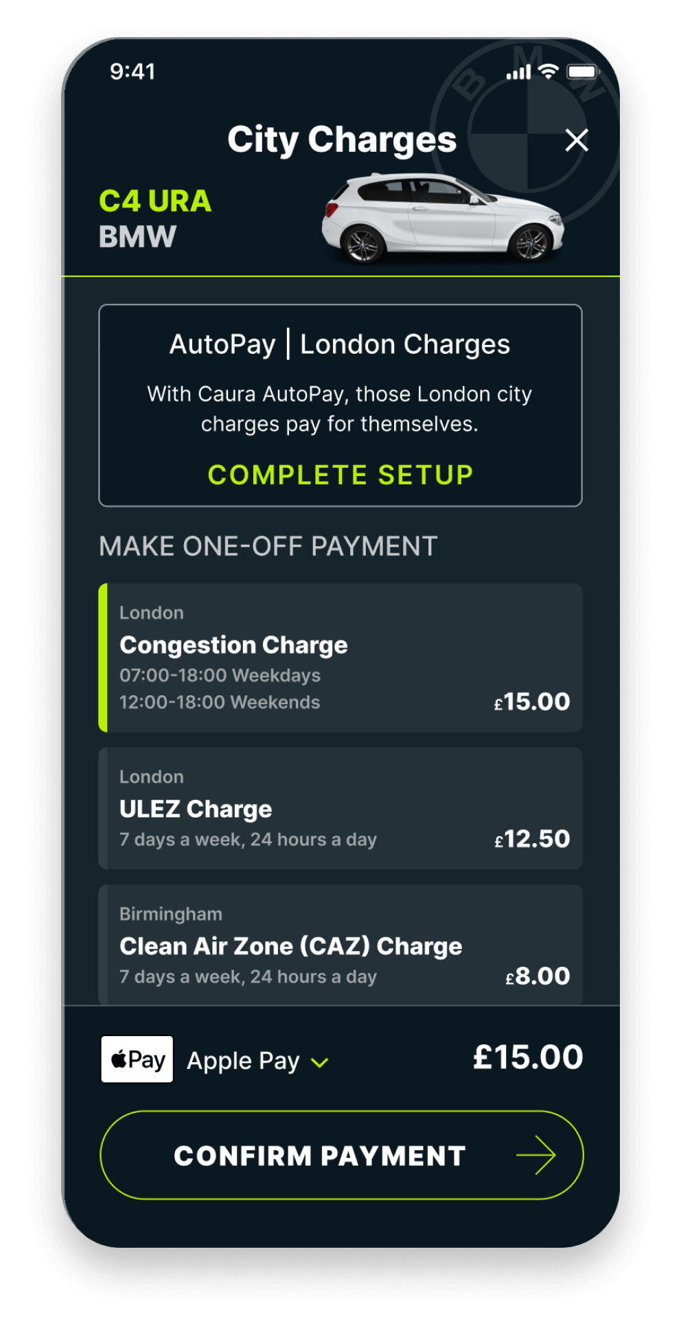 London Congestion Charge Caura