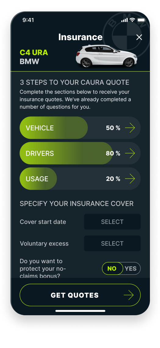 car insurance management in Caura