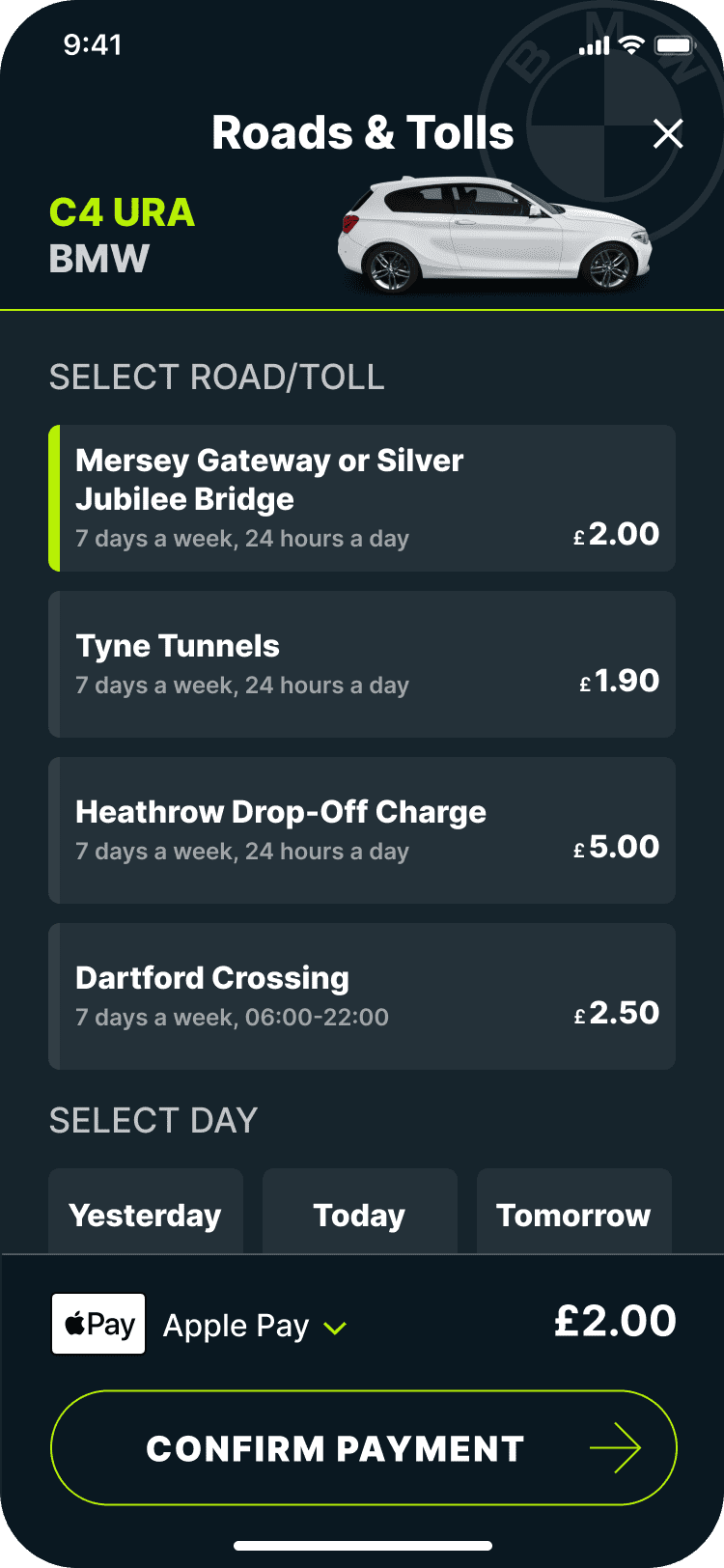 Merseyflow Bridge Payments | Caura