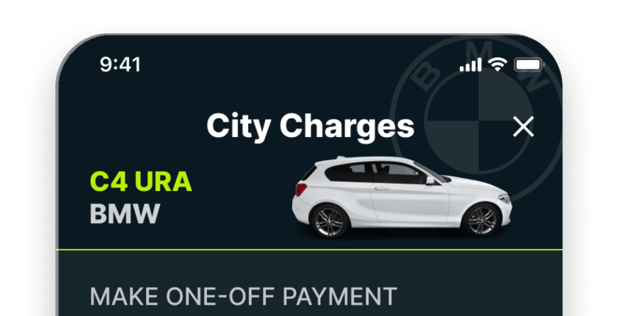 top of city charges screen