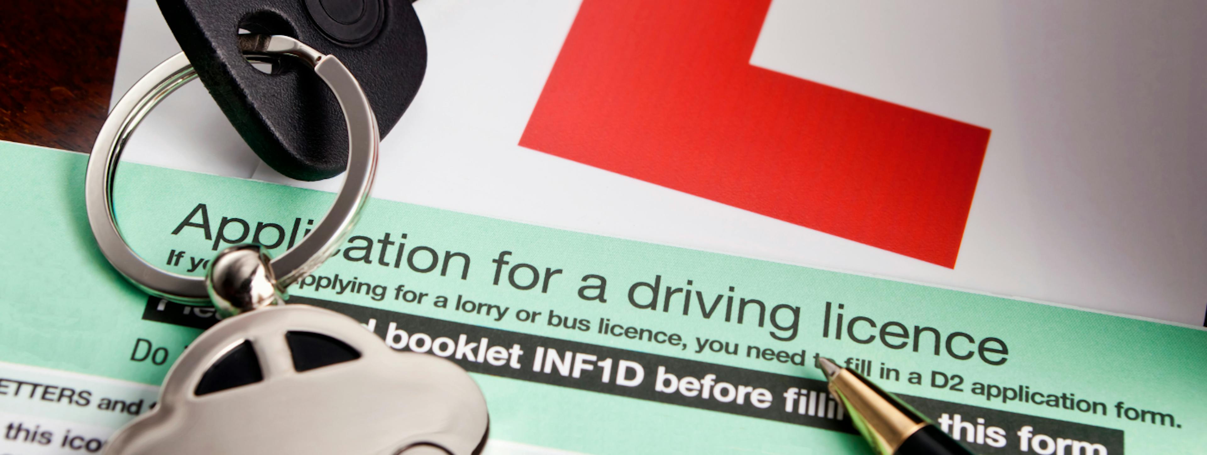 Driving licence application form for replacement driving licence