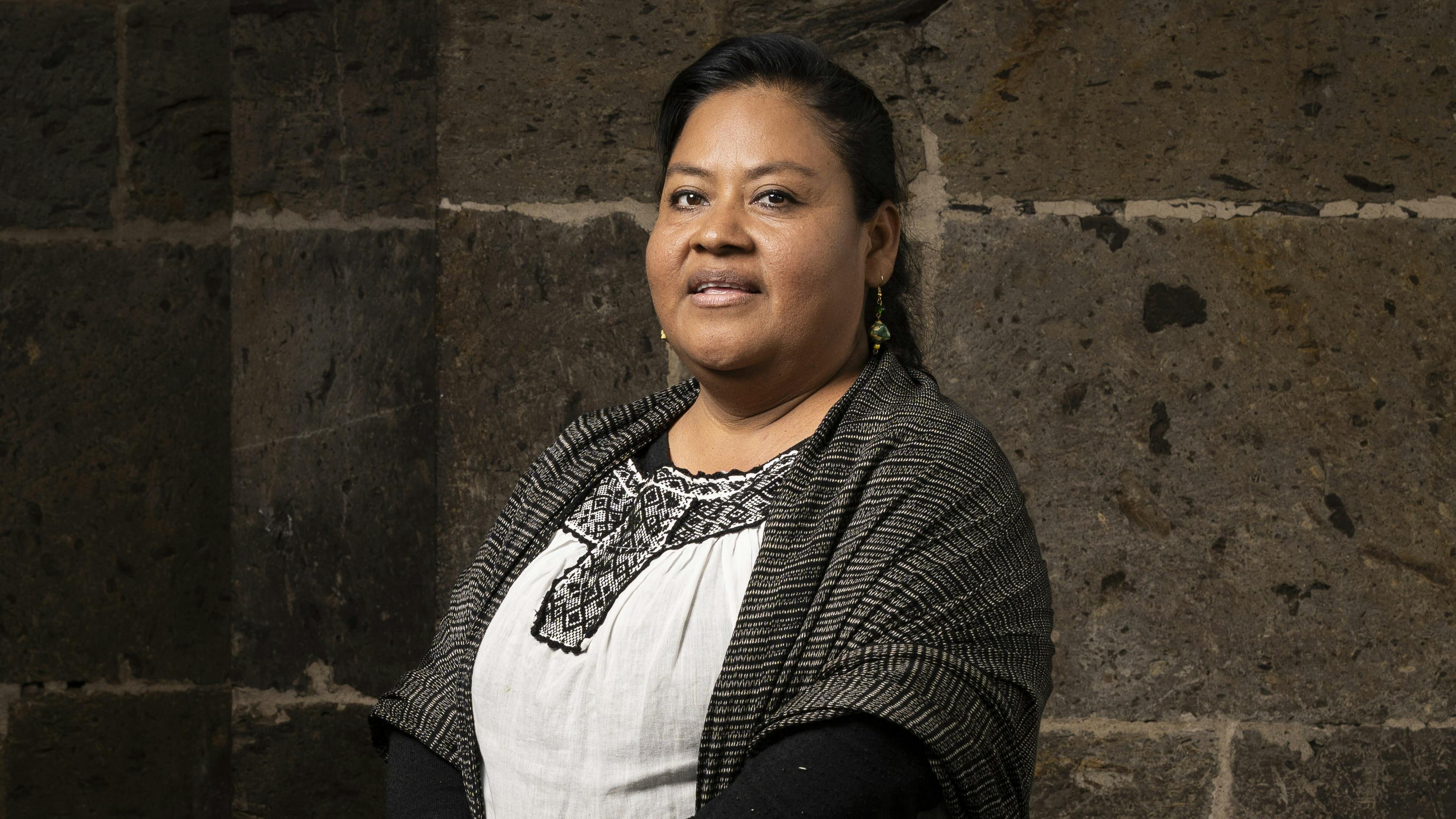 Retrato de Angélica García, Mujeres Raíces