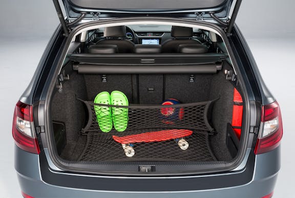 Boot space shot of the Skoda Octavia