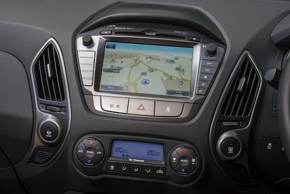 Fascia shot of the Hyundai ix35