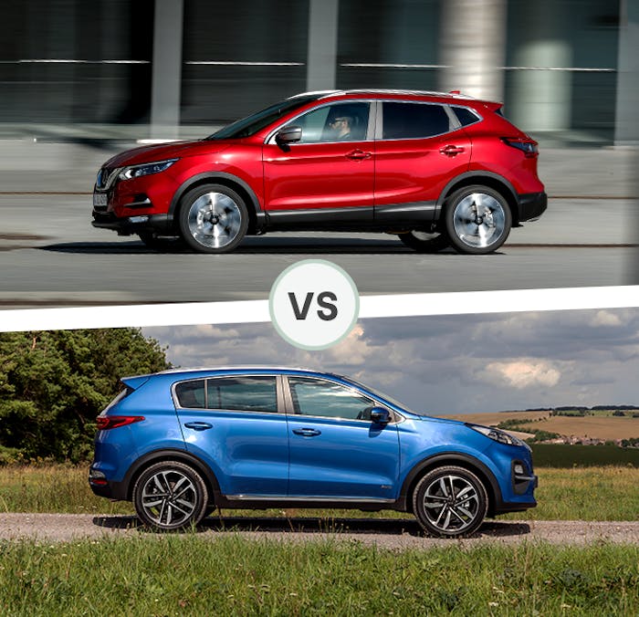 Nissan Qashqai vs Kia Sportage