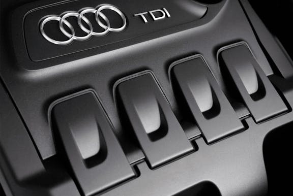 Engine shot of the Audi Q3