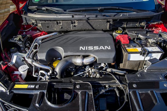 Engine shot of the Nissan X-Trail
