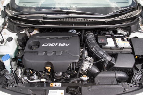 Engine shot of the Hyundai i30