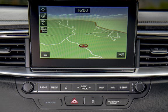 Fascia shot of the Kia Ceed
