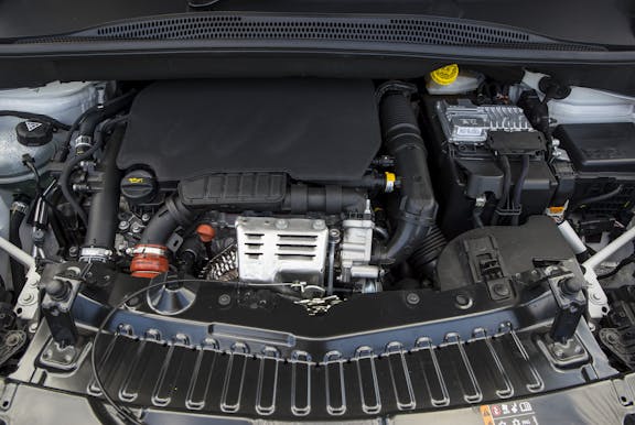 Engine shot of the Vauxhall Crossland X