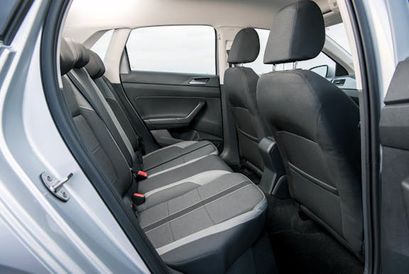 Rear seat shot of the Volkswagen Polo