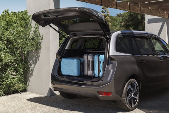 Boot shot of the Citroen Grand C4 Spacetourer