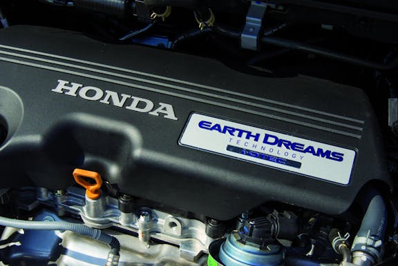 Engine shot of the Honda CR-V