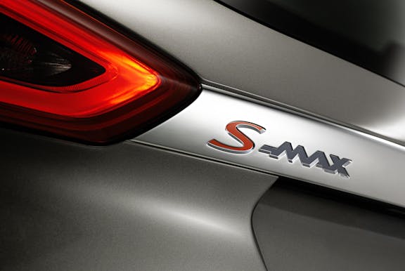 Badge shot of the Ford S-Max