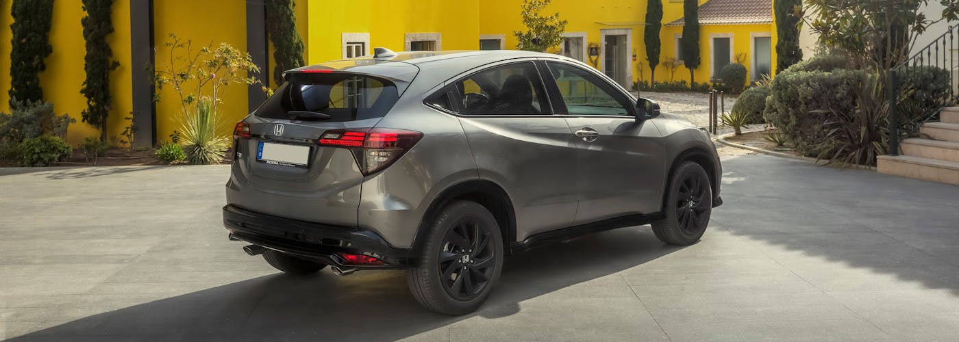 Rear exterior of a Honda HR-V