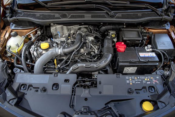 Engine shot of the Renault Captur