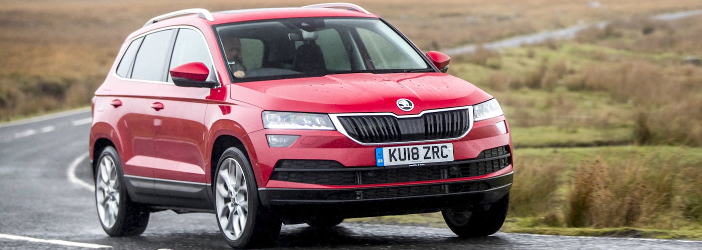 Skoda Karoq driving
