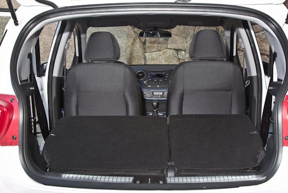 Boot space shot of the Hyundai i10