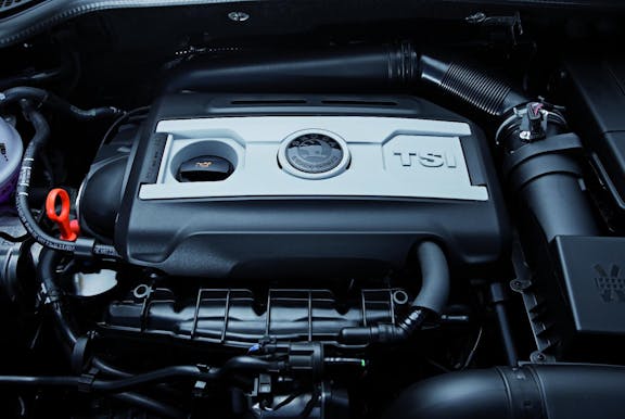 Engine shot of the Skoda Yeti
