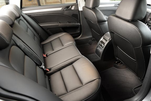 Skoda Superb rear seats