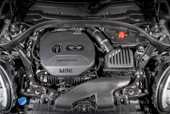 Engine shot of the Mini Clubman