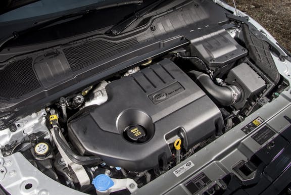 Engine shot of the Land Rover Range Rover Evoque