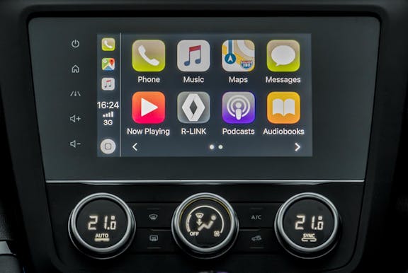 Fascia shot of the Renault Kadjar