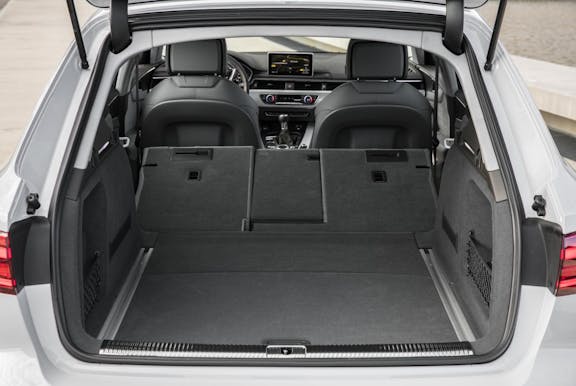 Boot space shot of the Audi A4