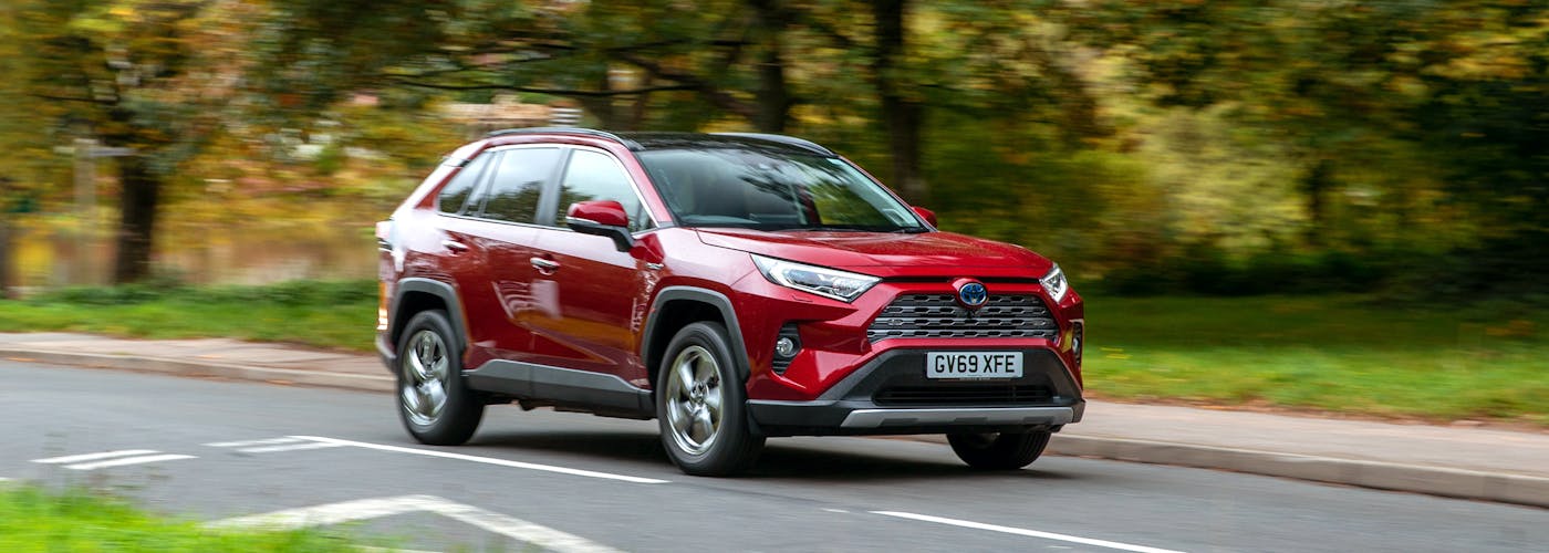 Toyota RAV4 driving