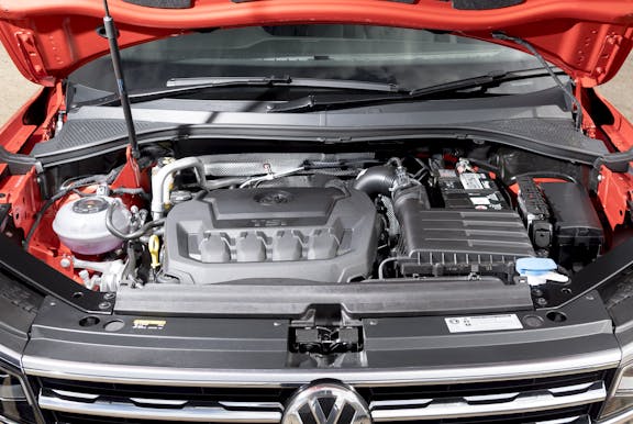 Engine shot of the Volkswagen Tiguan
