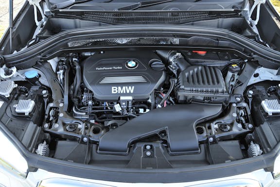 Engine shot of the BMW X1