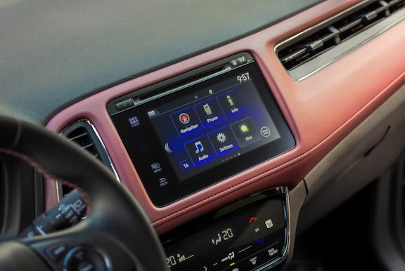 Infotainment system of a Honda HR-V