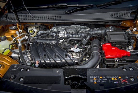 Engine shot of the Dacia Duster