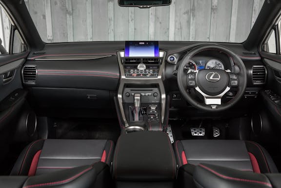 Interior shot of the Lexus NX