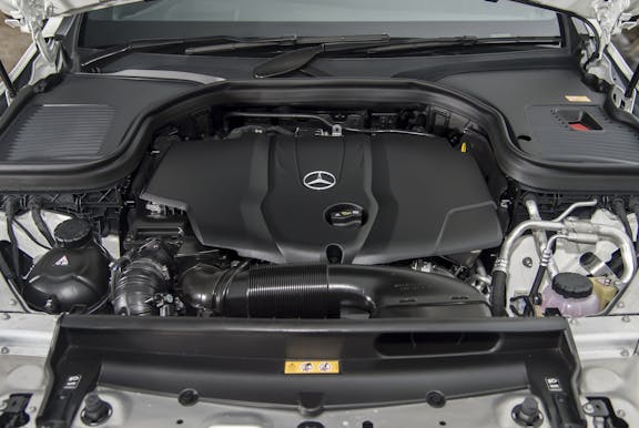 Engine shot of the Mercedes Benz GLC Class