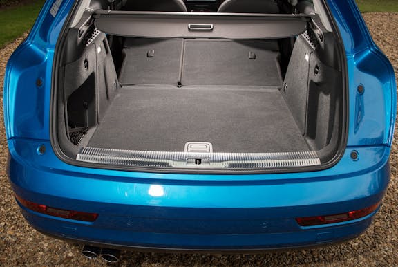Boot space shot of the Audi Q3