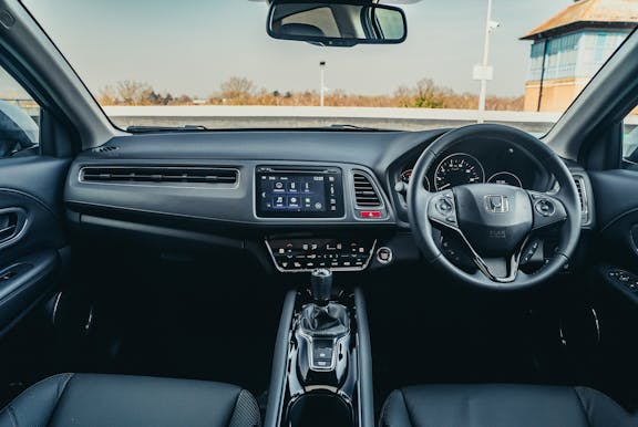 Interior of a Honda HR-V