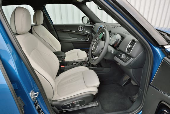 Front seat shot of the Mini Countryman