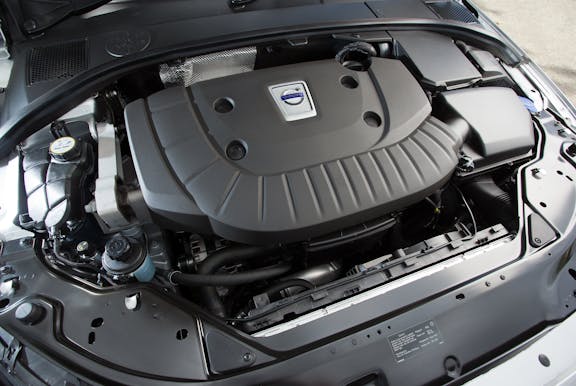 Engine shot of the Volvo XC70