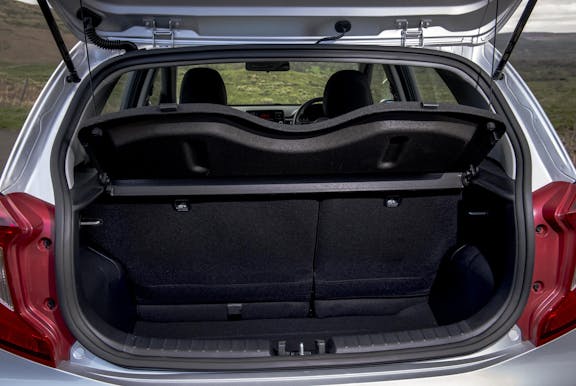 Boot space shot of the Kia Picanto