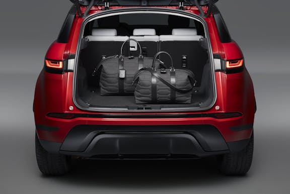 Boot space shot of the Land Rover Range Rover Evoque