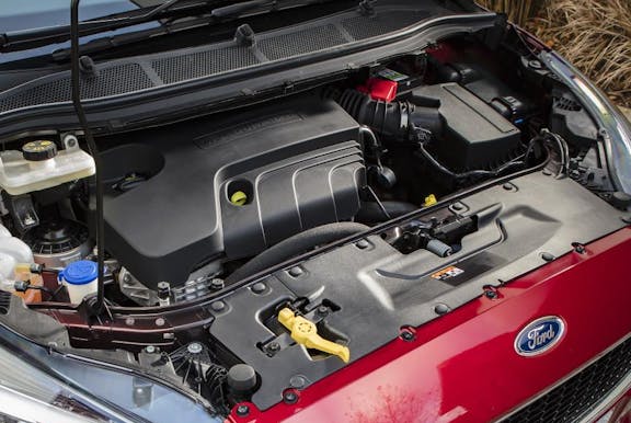 Engine shot of the Ford S-Max
