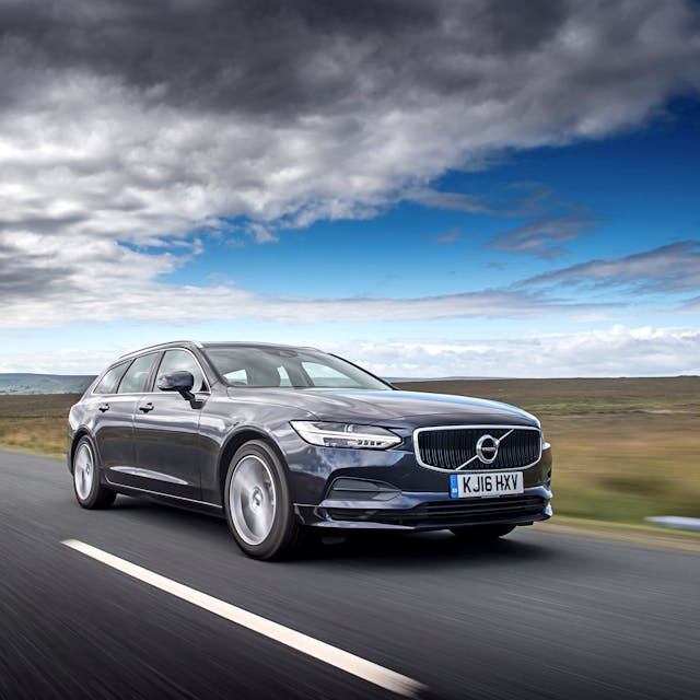 Volvo V90 driving