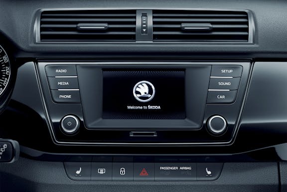 Stereo shot of the Skoda Fabia