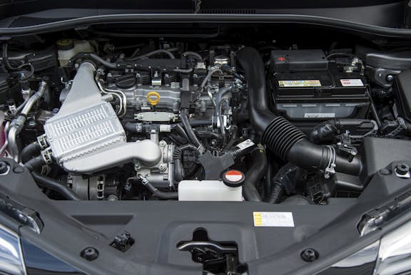 Engine shot of the Toyota C-HR