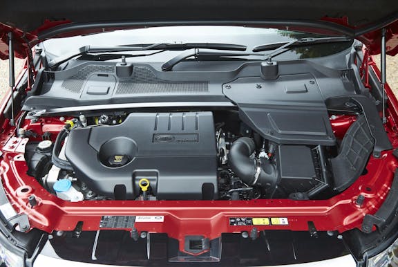 Engine shot of the Land Rover Discovery Sport