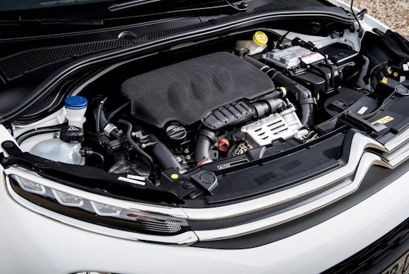 Engine shot of the Citroen C3