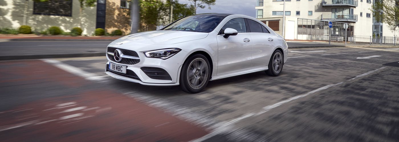 Mercedes-Benz CLA driving